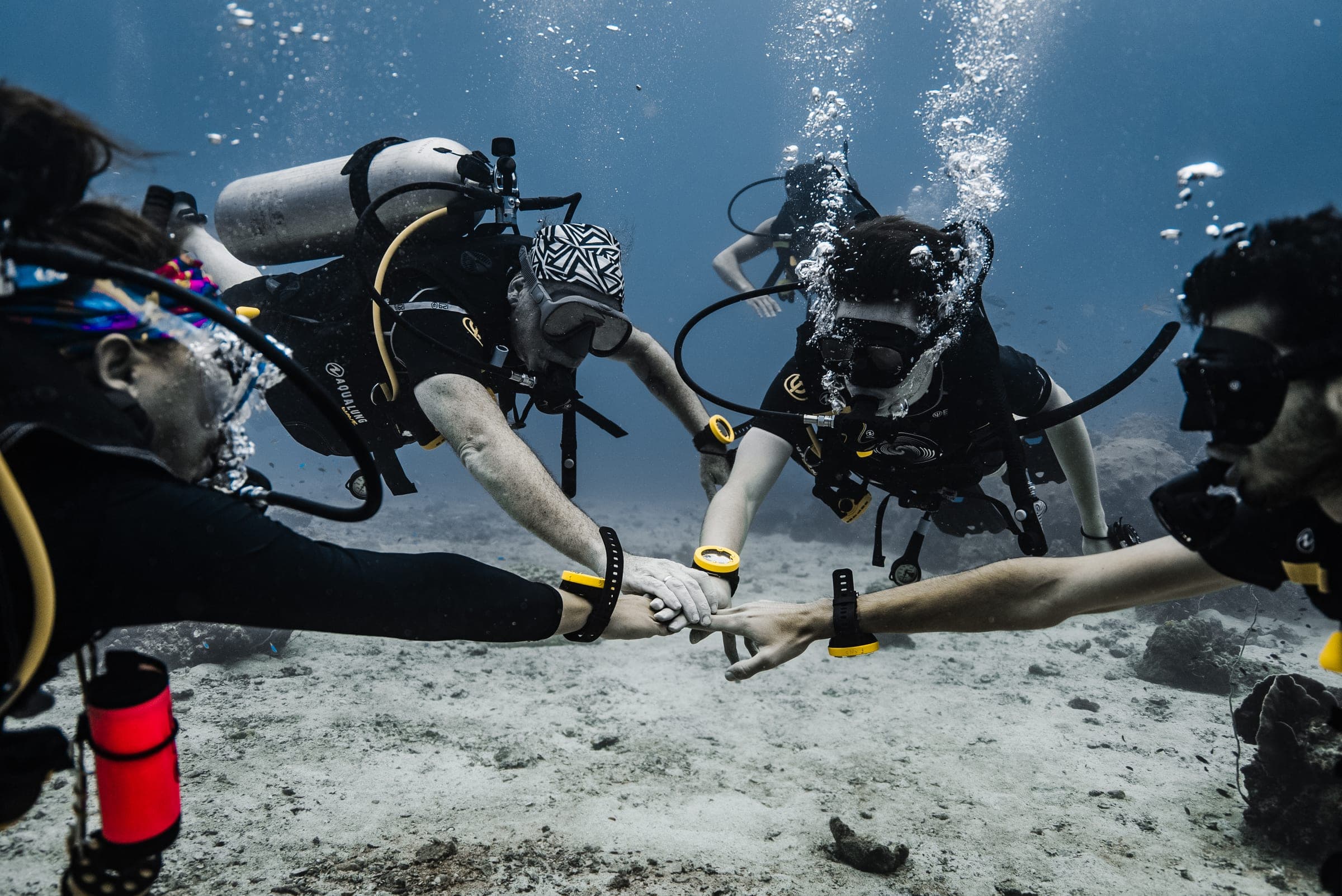 Underwater scene at Onyx Divers Koh Tao