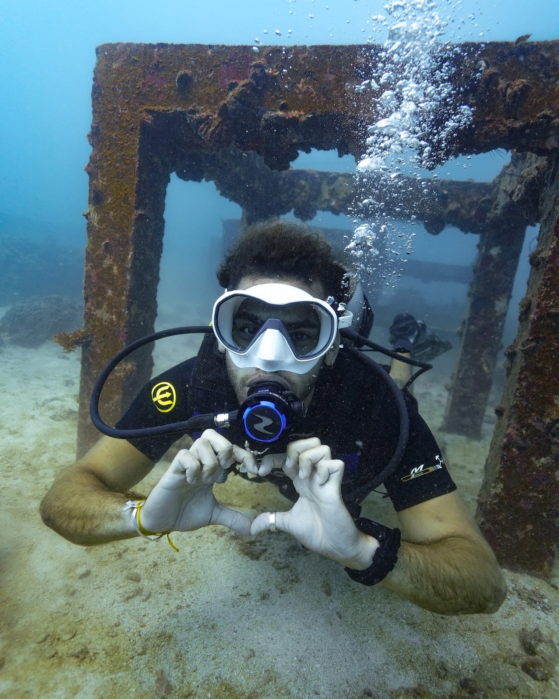 Divemaster program in-water practice at Onyx Divers Koh Tao
